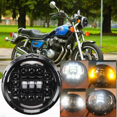 7" Inch Motorcycle LED Headlight For 1980 1981 1982 Honda CB750C CB900C Custom** - Image 1 of 4