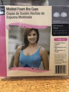Sujetador de espuma moldeada Dritz 53069-CD, C/D, blanco. Para trajes de baño, ropa de noche - Imagen 1 de 4