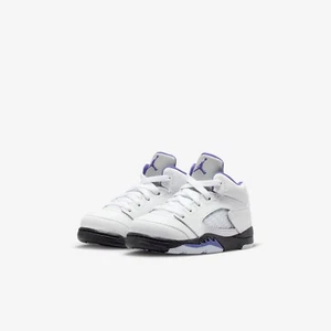 Air Jordan 5 Retro TD Dark Concord taglia 10C [440890-141] IN MANO 🚚💨 SPEDIZIONE AL PIÙ PRESTO - Foto 1 di 9