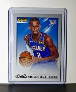 Shai Gilgeous-Alexander 2024-25 Panini NBA Studio #10 Card OC Thunder 1/275 - Foto 1 di 2