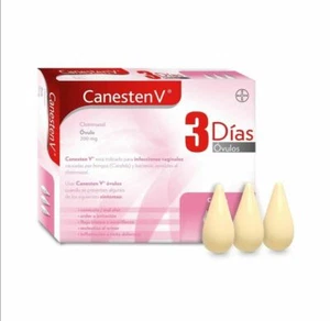 Canesten V 3 Ovulos Ovules Vaginal Infect Antifungal Treatment FAST SHIPPING! - Picture 1 of 2