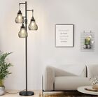Ziisee Dimma Le Floor Lamp, 3 x 800LM LED Edison Bulbs Included