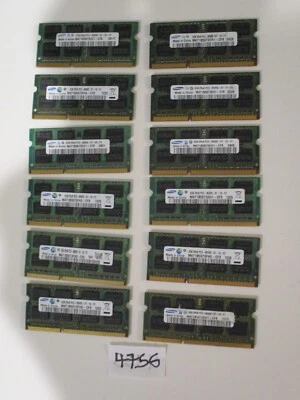 Samsung 12x2Gb=24Gb PC3-8500 1066Mhz DDR3 SO-DIMM Laptop Memory RAM (4756) - Image 1 of 2