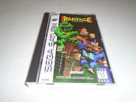Rampage World Tour by Midway ☆☆ Authentic Complete Sega Saturn game