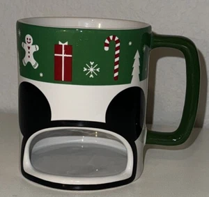 Disney Store Mickey Santa Mug Milk And Cookies Christmas Holiday - Picture 1 of 3