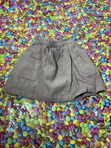Baby Girls Next Kids Age 12-18 Month Dusky Mauve Short Corduroy A Line Skirt - Picture 1 of 5
