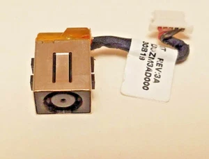Conector de alimentación de entrada Dell Inspiron 11 3137 3138 DD0ZM3AD000 DC con arnés de cable - Imagen 1 de 3