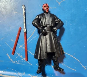 Star Wars Darth Maul Episode I Jedi Duel Double-Bladed Lightsaber Figur 1998 - Bild 1 von 2