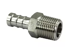 Adaptador de púa de manguera, accesorios de tubería de acero inoxidable NPT SCH 40 SS SUS304 - Imagen 1 de 23