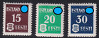 Estland 1941 Mi.Nr. 1-3 x postfrisch ** MNH Freimarken