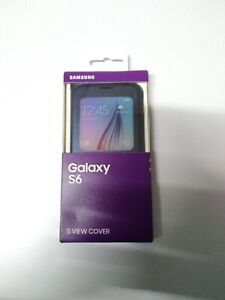 Original Samsung Galaxy S6 S VIEW Cover EF-CG920PBEGWW) Handyhülle Blau NEU#030