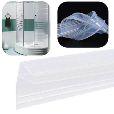 F Shape Bath Shower Door Seal Strips Glass Seals Tools 2M Useful Waterproof • 9.38€