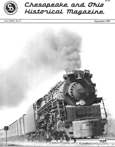 Locomotoras de vapor Baldwin Hudson C&O Chesapeake y Ohio septiembre 1992 caboose - Imagen 1 de 3