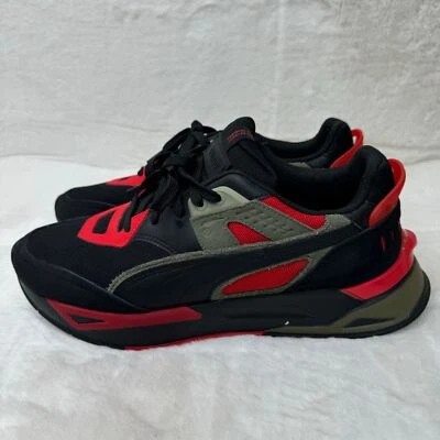 Puma Mens Ad Fly 9.7 Athletic Sneakers Black/Red Size 10.5 - Image 1 of 4