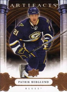 #45 Patrik Berglund - St. Louis Blues - 2009-10 Upper Deck Artifacts Hockey