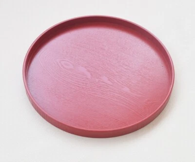 21cm-33cm Round Solid Wooden Tray Serving Platter for Tea Coffee Food Home Decor - Image 1 of 4