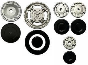 Kit 5 Bruciatori Piattelli Spartifiamma FRANKE 4 Fuochi + Tripla Corona SABAF - Foto 1 di 5