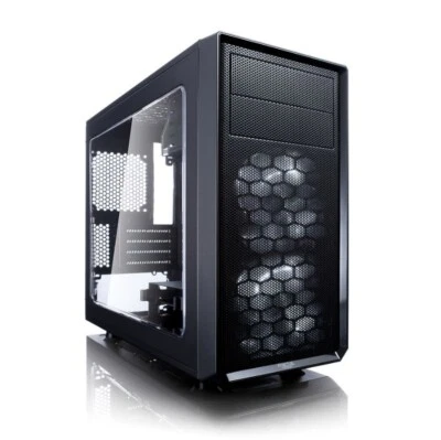 Fractal Focus G Sin Fuente de Alimentación ATX Torre Media con Ventana (Negro) FD-CA-FOCUS-BK-W Foto 1 de 4