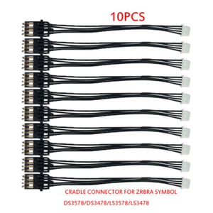 Lot of 10 Cradle Connector for ZRBRA Symbol DS3578/DS3478/LS3578/LS3478 Charger - Picture 1 of 2
