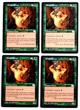 4x Uktabi Efreet - x4 MTG PLAYSET PLAYED NEAR MINT X4 GREEN