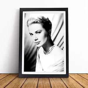 Grace Kelly (1) Wall Art Print Framed Canvas Picture Poster Decor Living Room - Picture 1 of 7