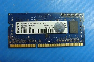 Toshiba S55-C5138 Kingston 4Gb pc3l-12800s So-dimm Memory RAM tsb16d3ls1mng/4gb - Image 1 of 2