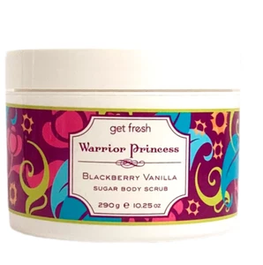 Get Fresh - Warrior Princess Sugar Body Scrub - Blackberry & Vanilla 290g - Picture 1 of 1