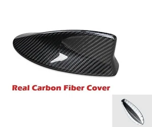 Real Black Carbon Fiber Roof Shark Fin Antenna Trim Fits 14-24 IS250 IS200 IS350 - Picture 1 of 2