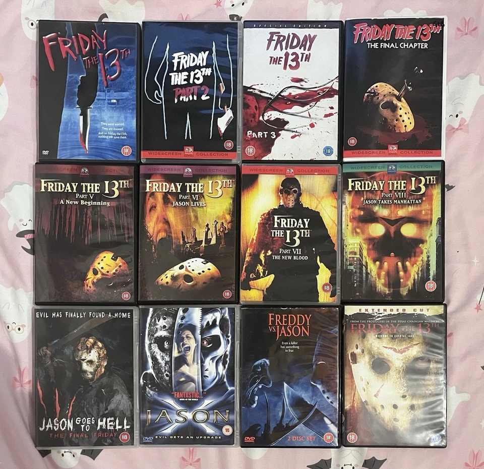 Friday The 13th: 1-10 + Freddy vs Jason + Friday The 13th: Remake DVD - Image 1 of 1