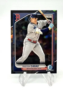 2024 Bowman Chrome Sapphire Edition - Triston Casas #8 Black #1/10 - Picture 1 of 2