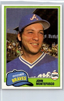 1981 Topps John Montefusco Atlanta Braves #804 - Image 1 of 2