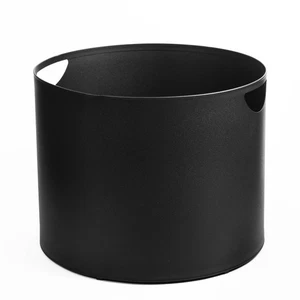 Kaminholzkorb 38 x 28 cm Metall Schwarz pulverbeschichtet Holzkörbe Holzträger - Bild 1 von 10