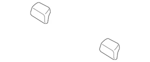 Genuine Ford Headrest Cover HS7Z-54611A08-BB - Picture 1 of 2