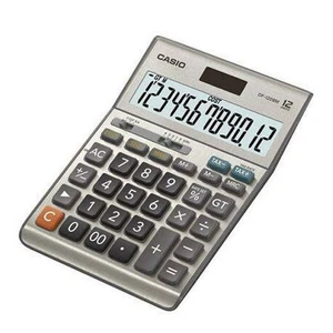 Calculatrice Casio DF-120BM Noir/Gris - Photo 1/1