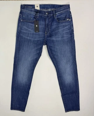 Jeans masculino G-Star cru 33x32 Revend FWD magro novo com etiquetas jeans Elto puro superestiramento - Imagem 1 de 4