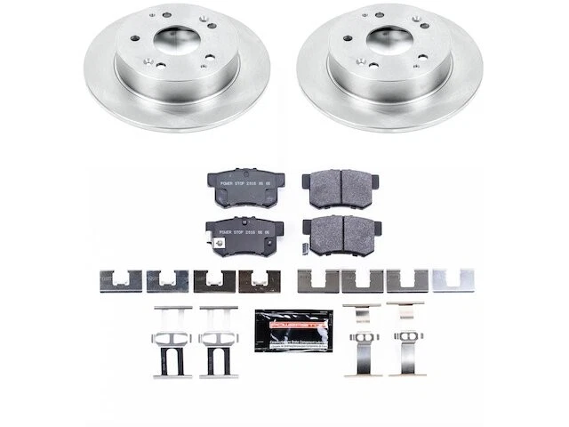 Rear Brake Pad and Rotor Kit For 1997-2001 Acura Integra 1998 1999 2000 TG111GF - Image 1 of 1