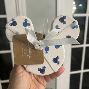 Nuevo juego de 4 posavasos Rae Dunn Disney Mickey & Minnie Mouse - Imagen 1 de 9