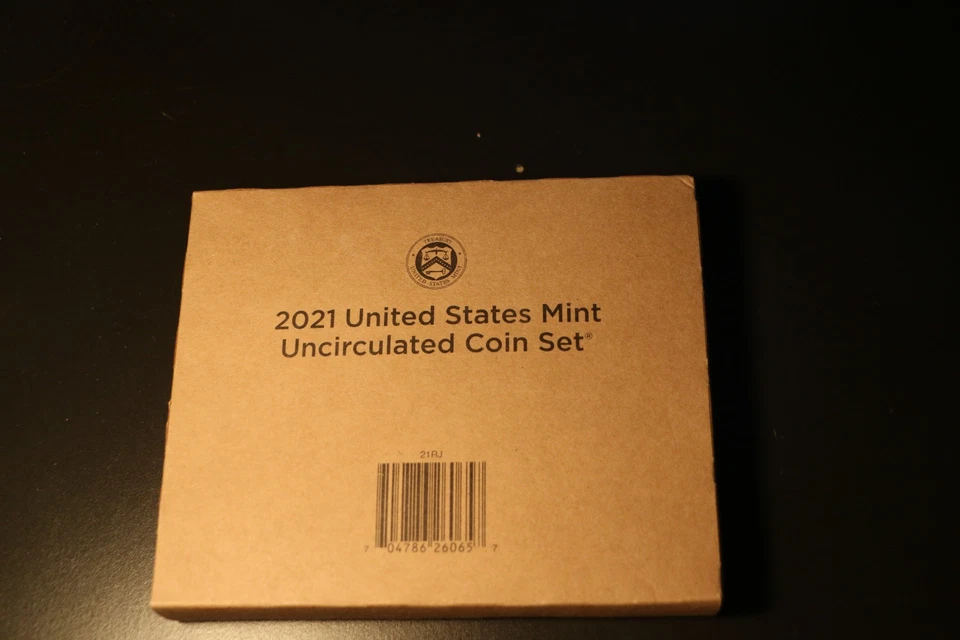 2021 P&D Uncirculated US Mint Set 14 coins in Fresh UN-OPENED Mint Box - Image 1 of 1