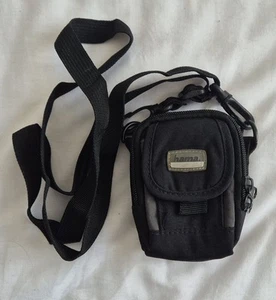 Hama Compact Camera Case Small Black With Strap and front pocket - Picture 1 of 3