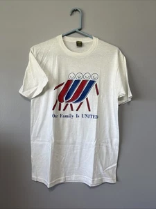 Vintage United Airlines T-Shirt Men's Airline Plane Promo Aviation Single Stitch - Picture 1 of 11