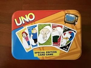Family Guy UNO Special Edition Metal Tin Game - Picture 1 of 2