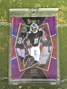 2021 Select Kyle Pitts Purple Prizm /75 Rookie - Picture 1 of 2