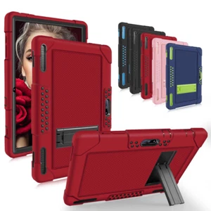 For Pritom M10/QuntiCO Y10/Gateway 10.1 HD Hybrid Shockproof Rugged Tablet Case - Picture 1 of 37