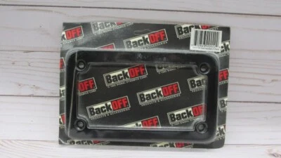 Marco de matrícula de motocicleta NOS BackOff CXS clásico negro 06003 Foto 1 de 4