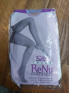 Silkies 960201 Medium Natural 15 Denier Sheer ReNu Stockings - Picture 1 of 1
