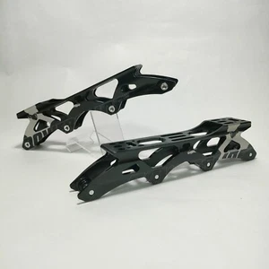 Powerslide Syndkt Frame 243 4x80 Black with AXLESET(8) INLINE SKATES FRAME - Picture 1 of 14