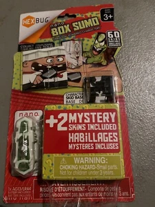 HEXBUG NANO BOX SUMO VIBRATION POWERED + 2 MYSTERY SKINS (New - Sealed) - Picture 1 of 3