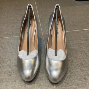 atwell silver leathers high heel delia pumps nib 8.5 - Picture 1 of 9