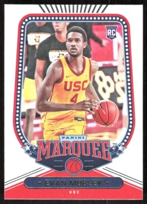 2021-22 4720A Panini Chronicles MARQUEE Draft Picks Evan Mobley Rookie USC - Image 1 of 2