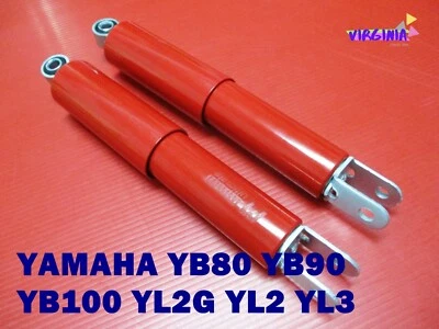 Yamaha YL2 YL2G YB80 YB90 YB100  Rear Red Shock Set 290mm. **vi630** - Image 1 of 4